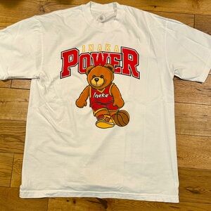 Inaka Power Basketball Teddy Rockets Gym Tee Shirt Size L
